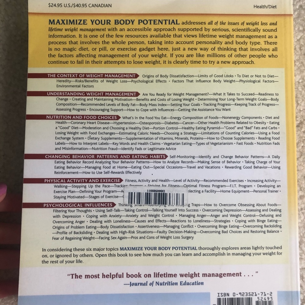 Maximize Your Body Potential Book - Picture 2 of 3